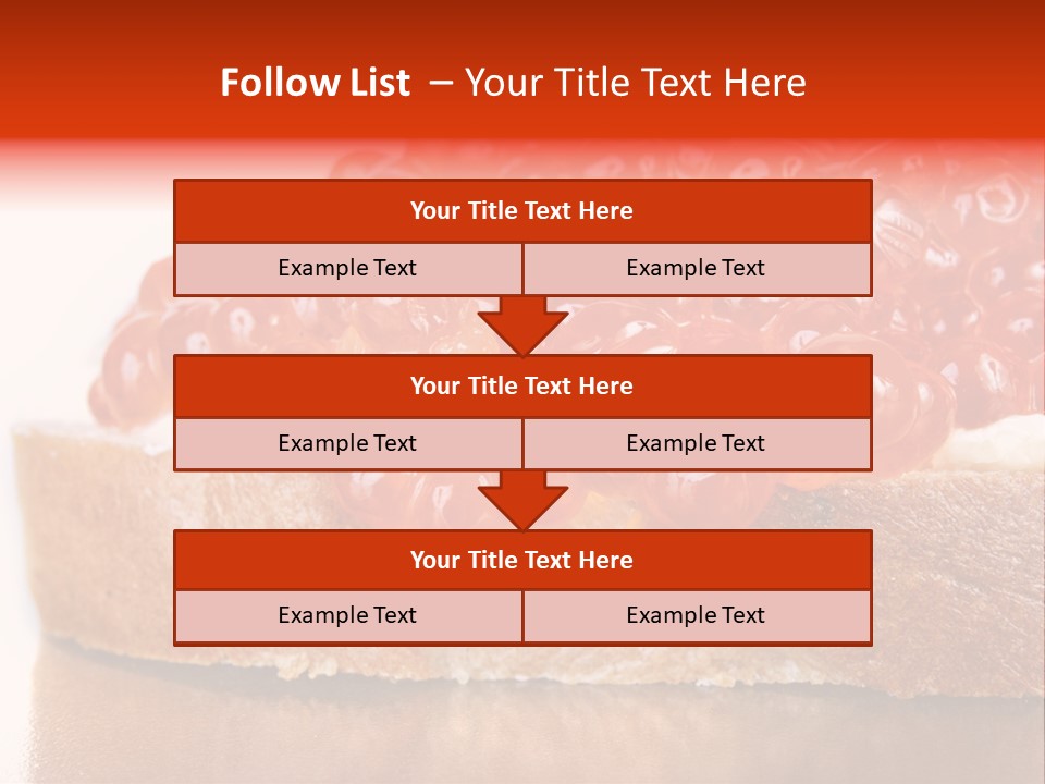 Luxury Breakfast Nobody PowerPoint Template