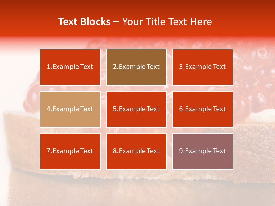 Luxury Breakfast Nobody PowerPoint Template