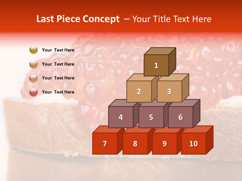 Luxury Breakfast Nobody PowerPoint Template