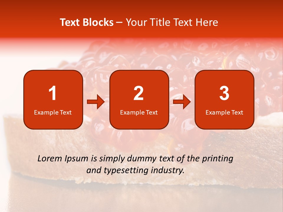 Luxury Breakfast Nobody PowerPoint Template