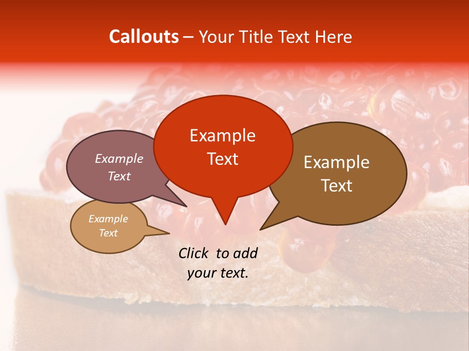 Luxury Breakfast Nobody PowerPoint Template