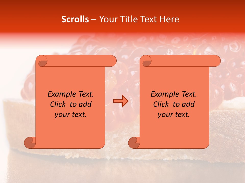 Luxury Breakfast Nobody PowerPoint Template
