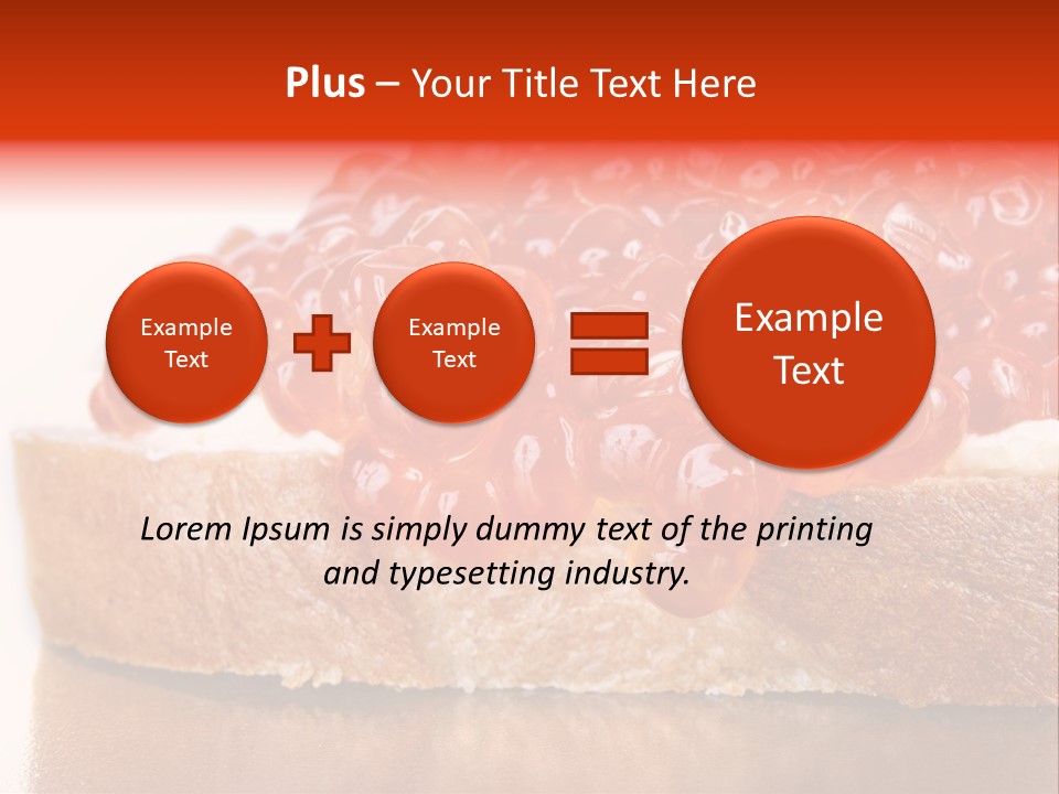 Luxury Breakfast Nobody PowerPoint Template