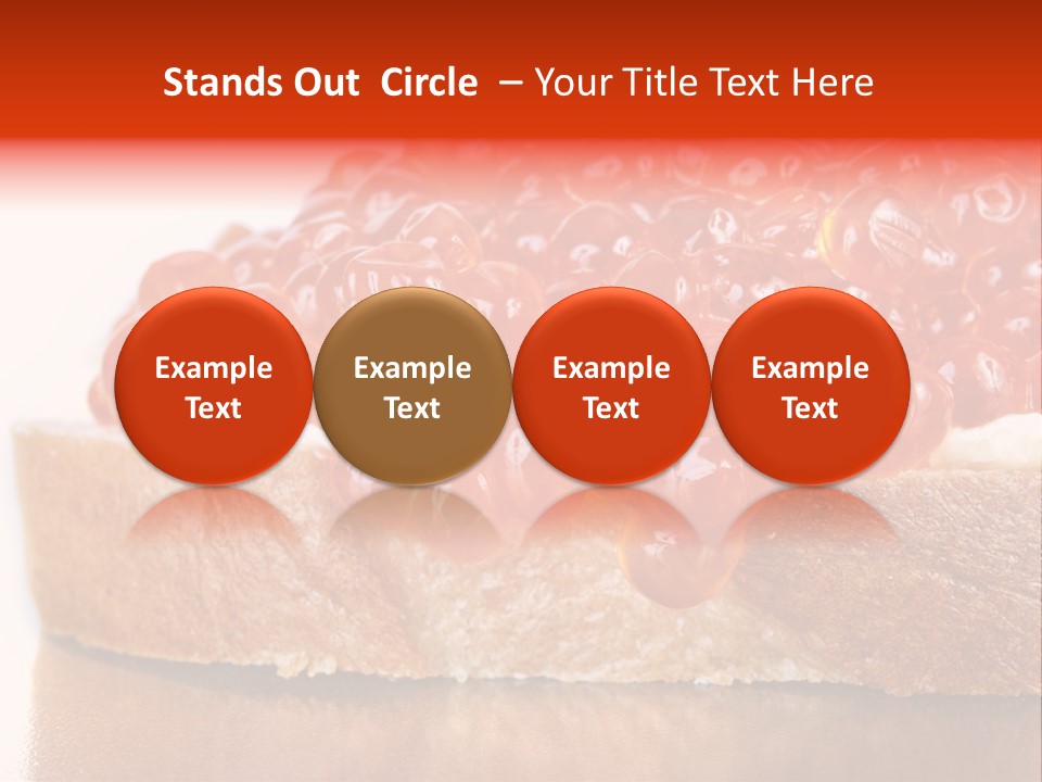 Luxury Breakfast Nobody PowerPoint Template