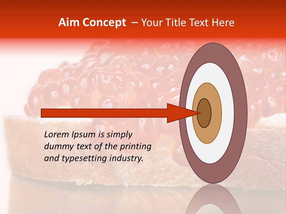 Luxury Breakfast Nobody PowerPoint Template
