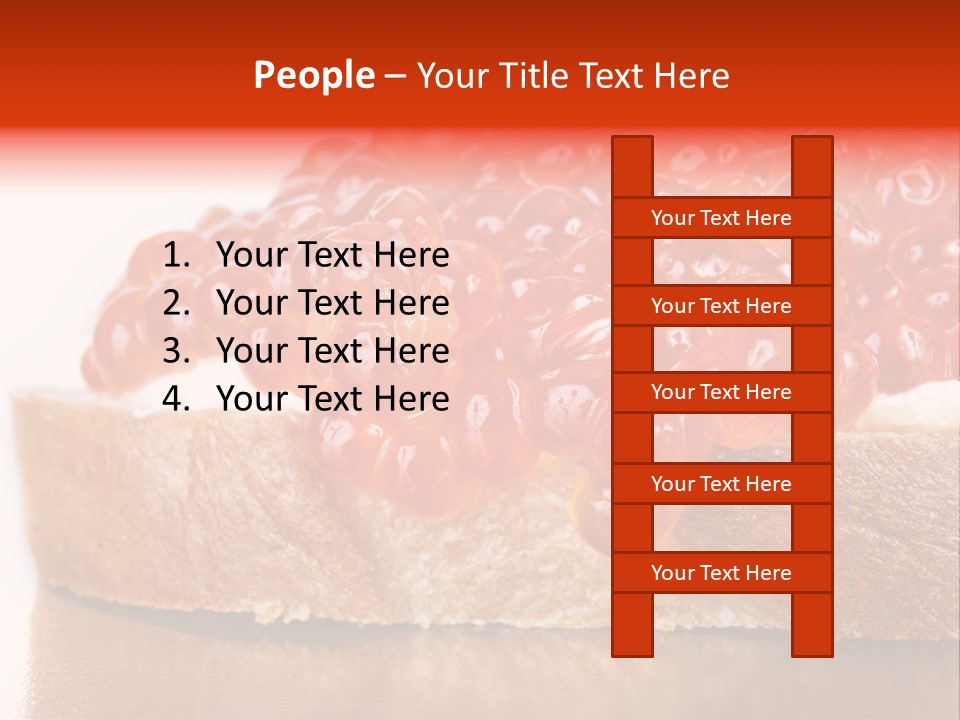 Luxury Breakfast Nobody PowerPoint Template