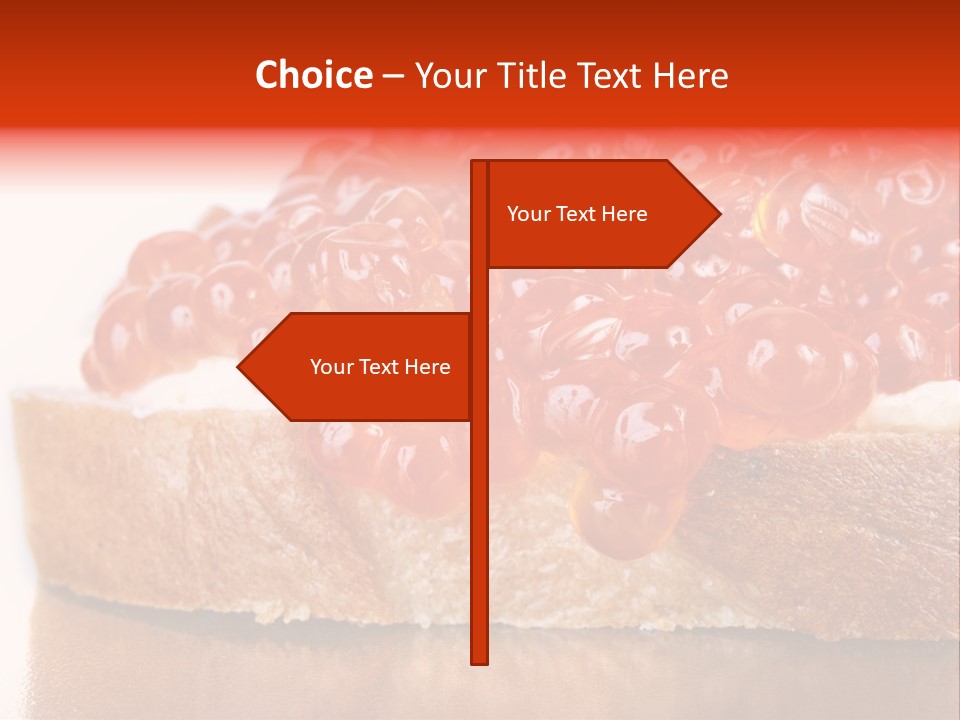 Luxury Breakfast Nobody PowerPoint Template