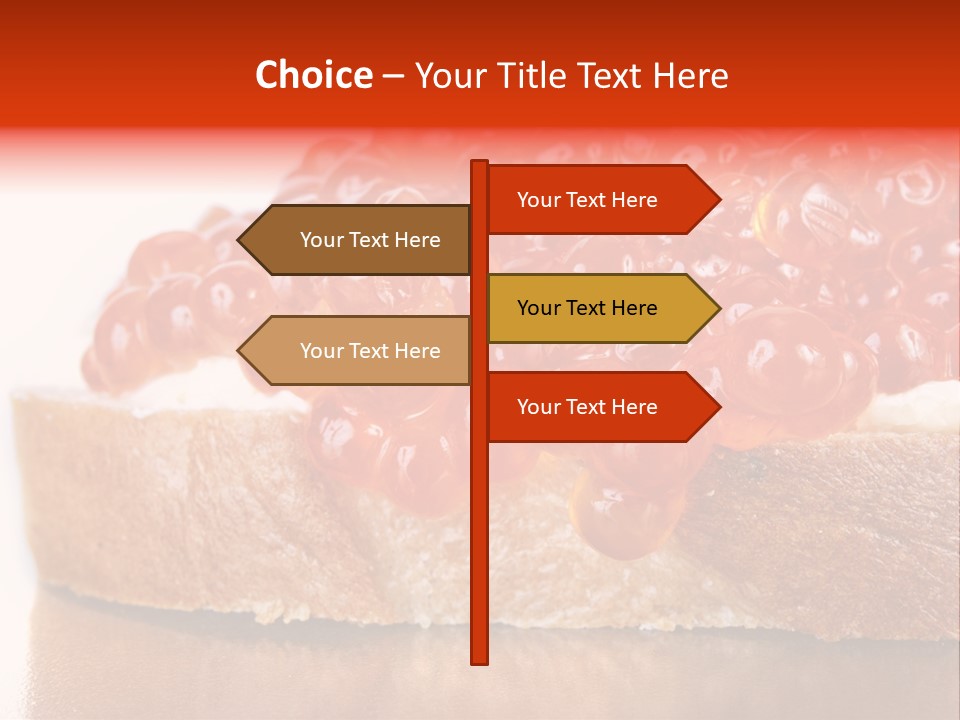 Luxury Breakfast Nobody PowerPoint Template