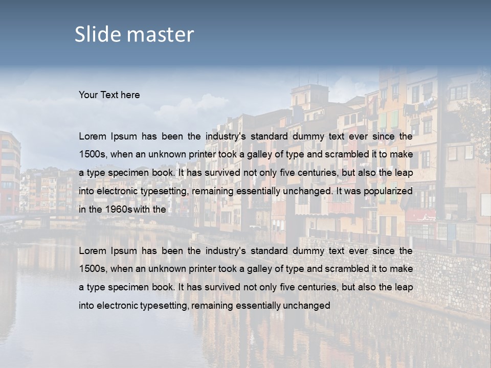 Bridge Cityscape Church PowerPoint Template