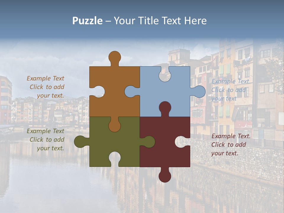 Bridge Cityscape Church PowerPoint Template