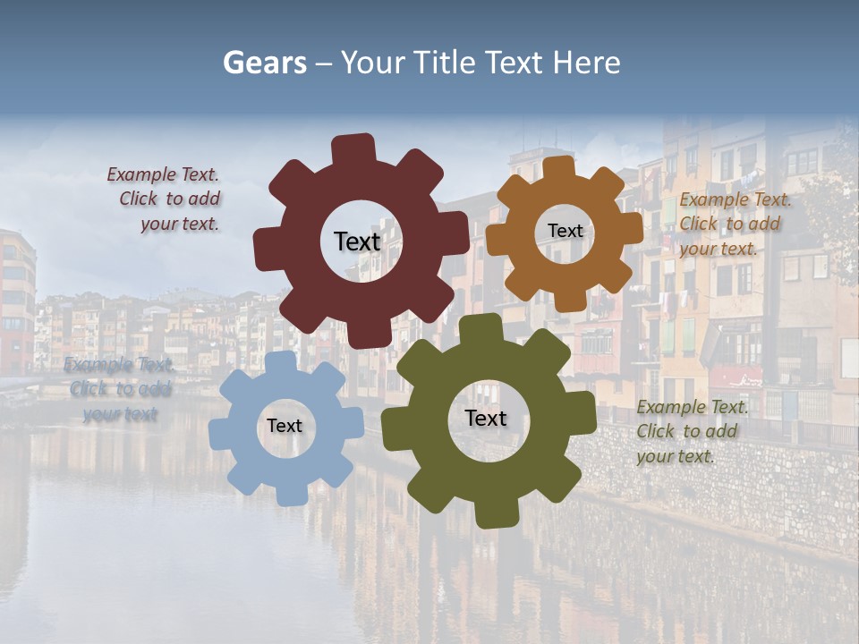 Bridge Cityscape Church PowerPoint Template