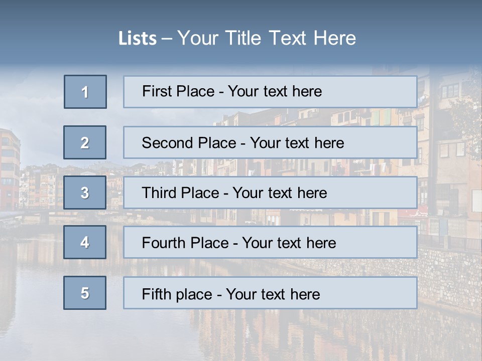 Bridge Cityscape Church PowerPoint Template
