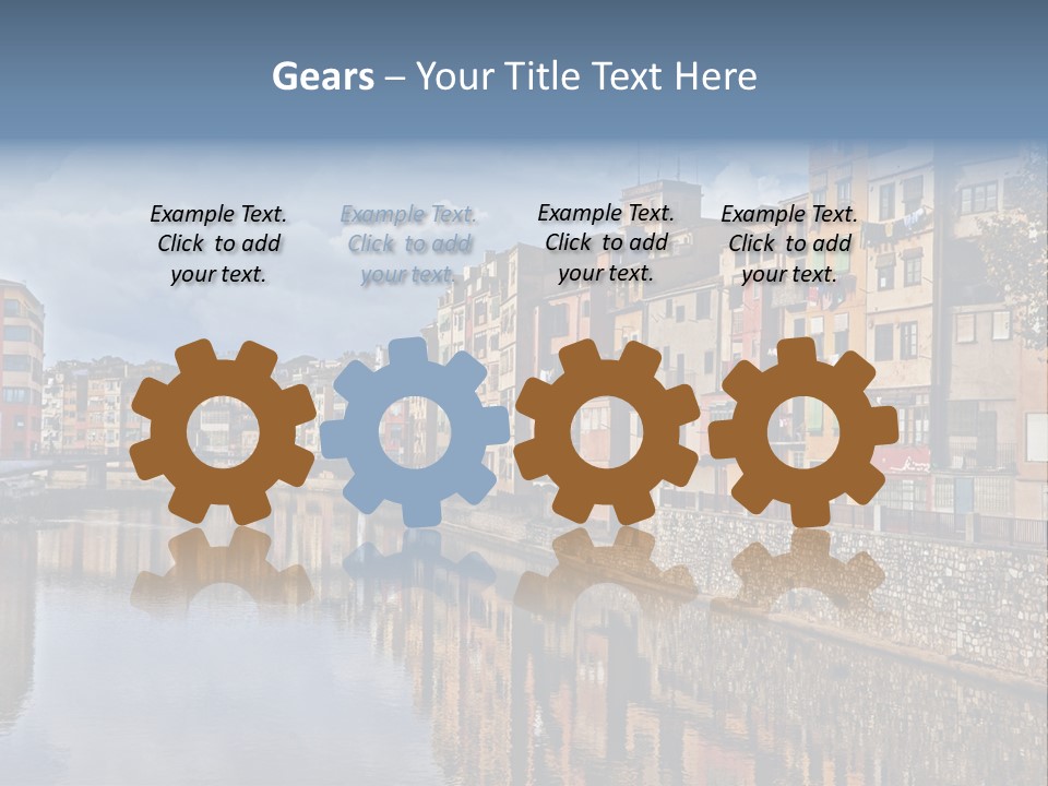 Bridge Cityscape Church PowerPoint Template