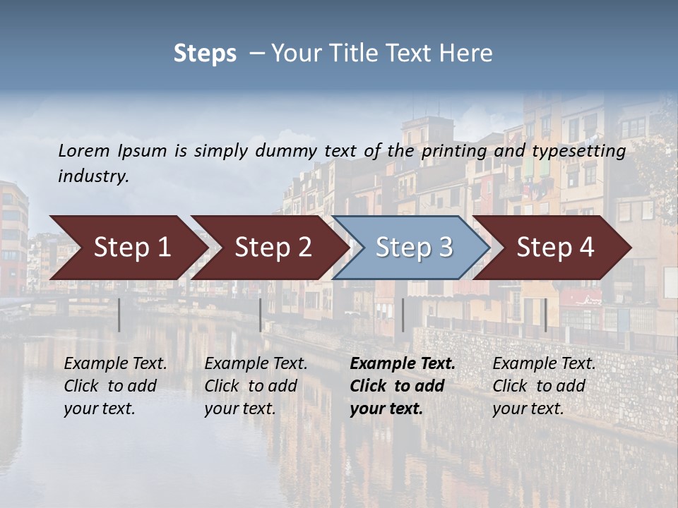 Bridge Cityscape Church PowerPoint Template