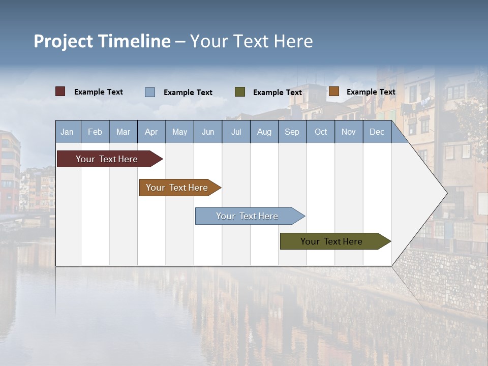 Bridge Cityscape Church PowerPoint Template