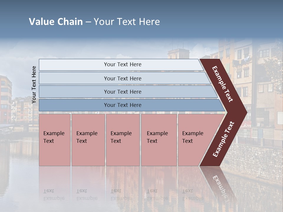 Bridge Cityscape Church PowerPoint Template