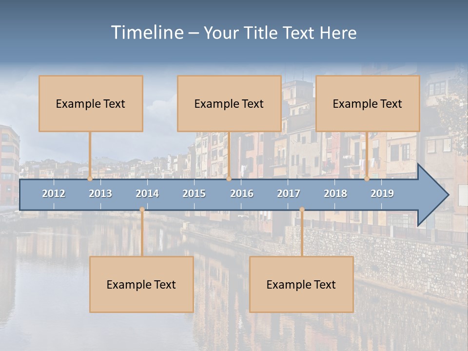 Bridge Cityscape Church PowerPoint Template