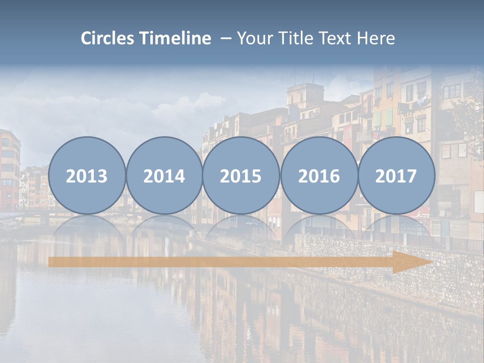 Bridge Cityscape Church PowerPoint Template