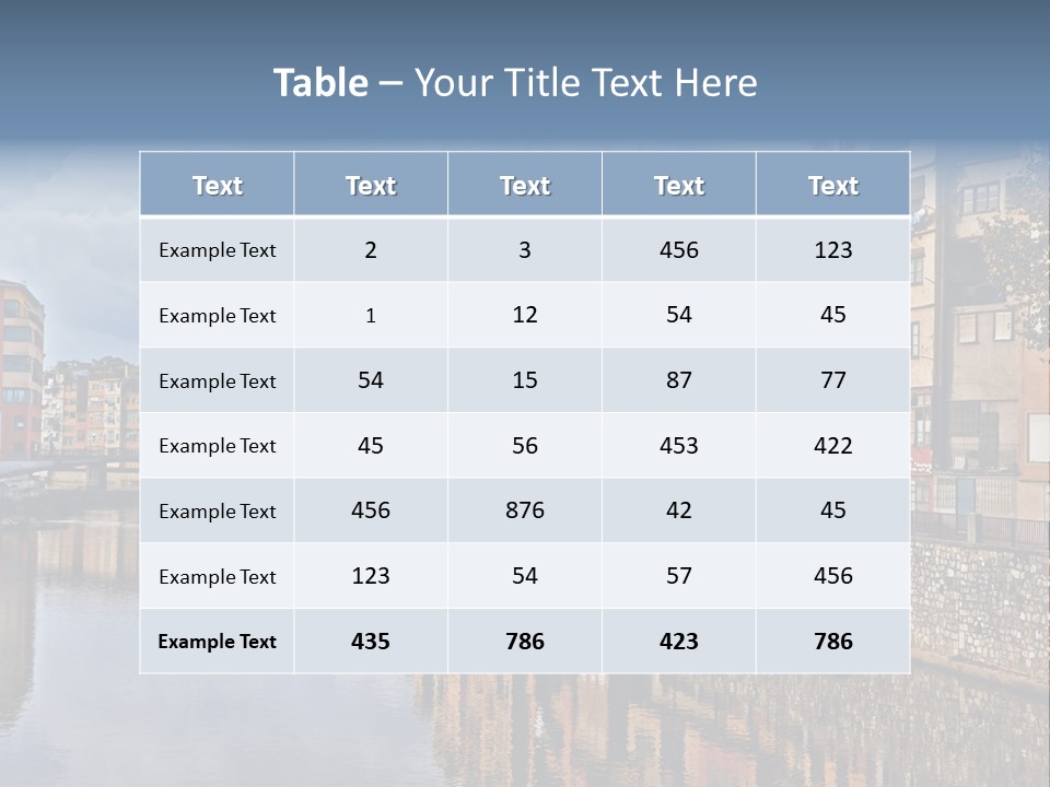 Bridge Cityscape Church PowerPoint Template