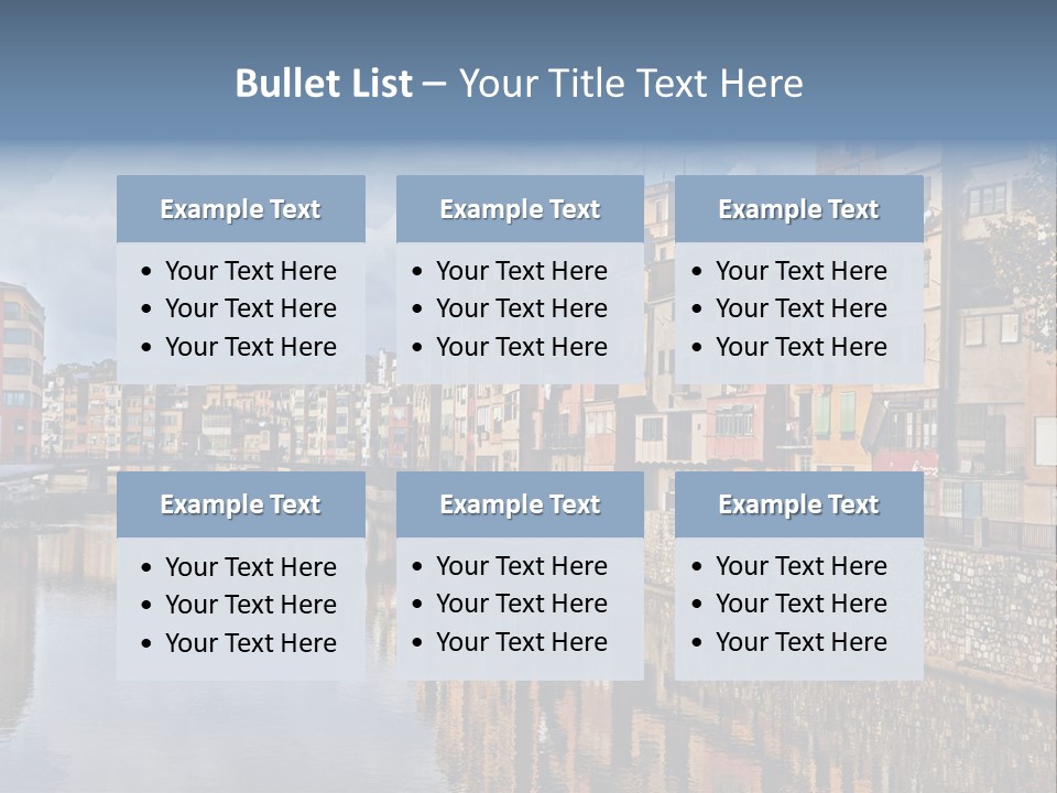 Bridge Cityscape Church PowerPoint Template