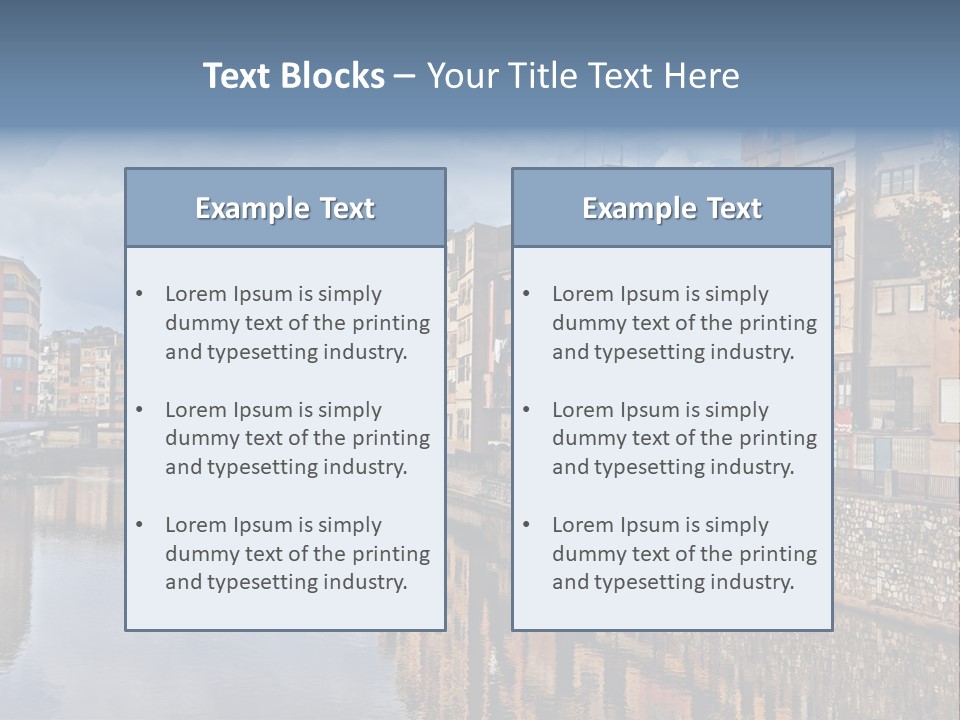 Bridge Cityscape Church PowerPoint Template