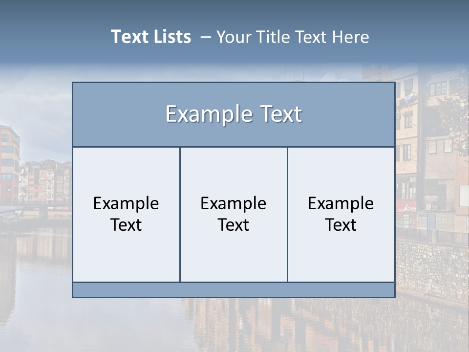 Bridge Cityscape Church PowerPoint Template
