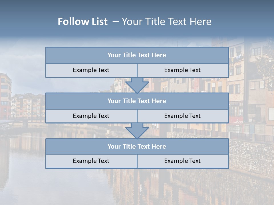 Bridge Cityscape Church PowerPoint Template