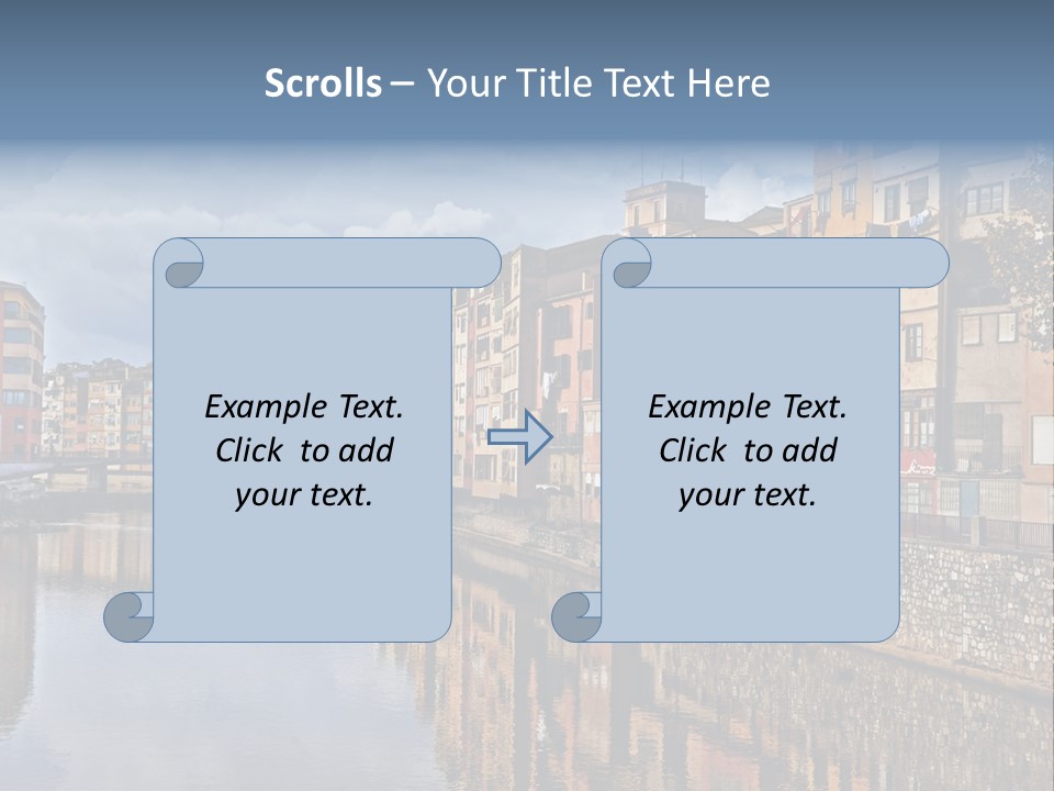 Bridge Cityscape Church PowerPoint Template
