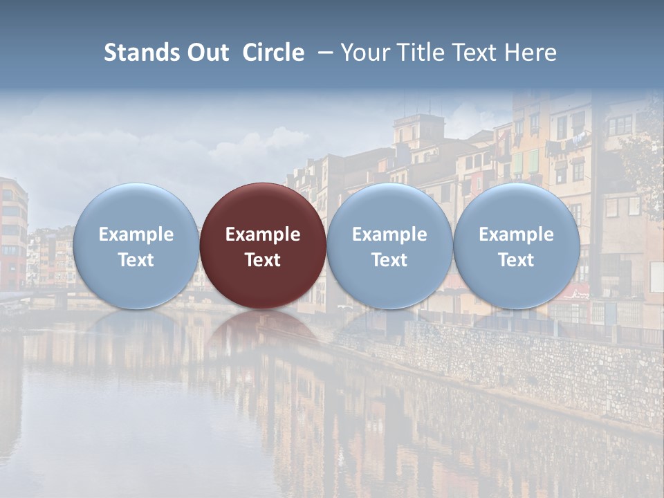 Bridge Cityscape Church PowerPoint Template