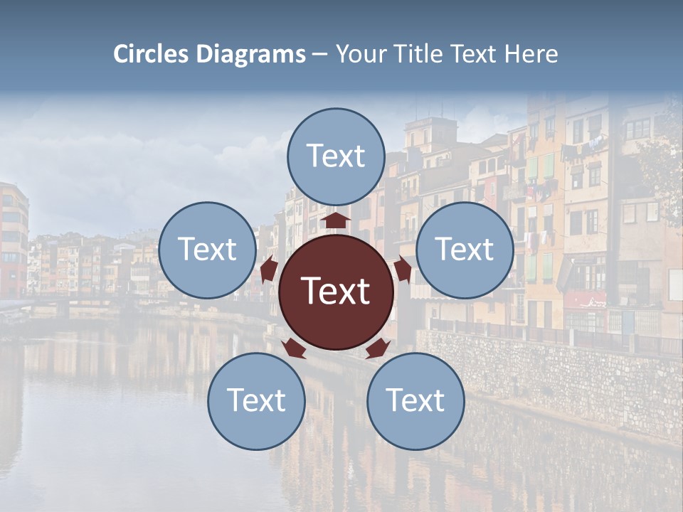 Bridge Cityscape Church PowerPoint Template