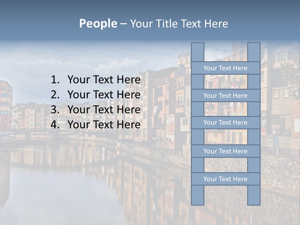 Bridge Cityscape Church PowerPoint Template
