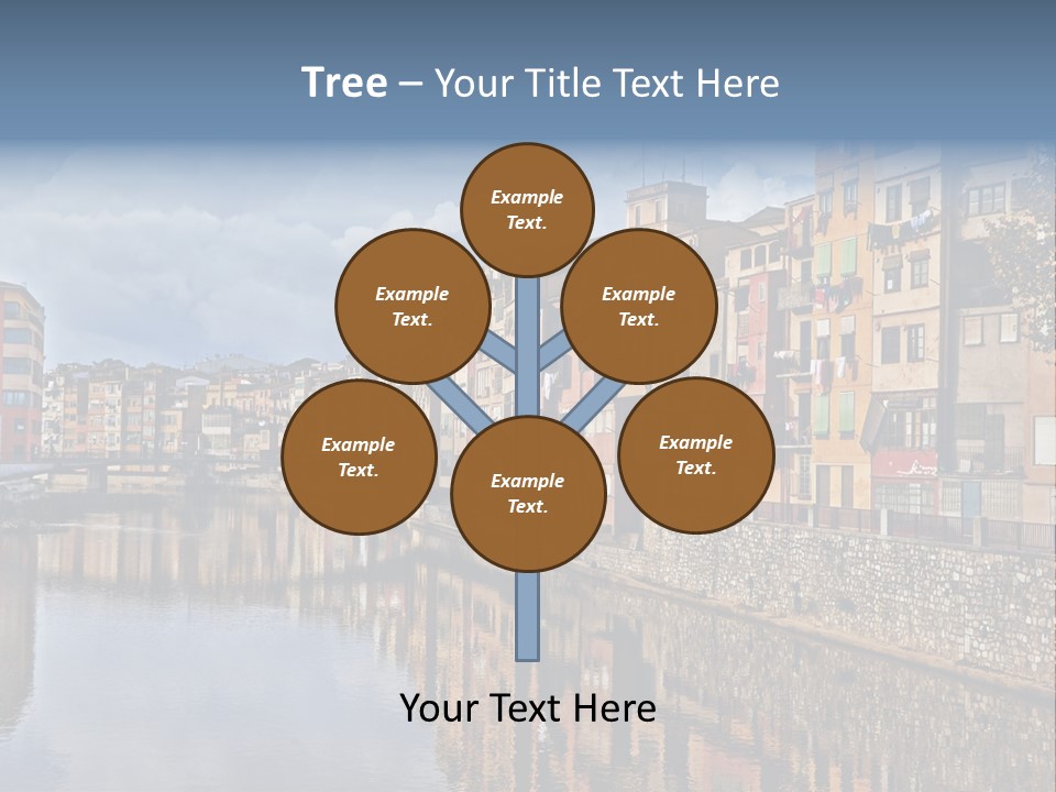 Bridge Cityscape Church PowerPoint Template