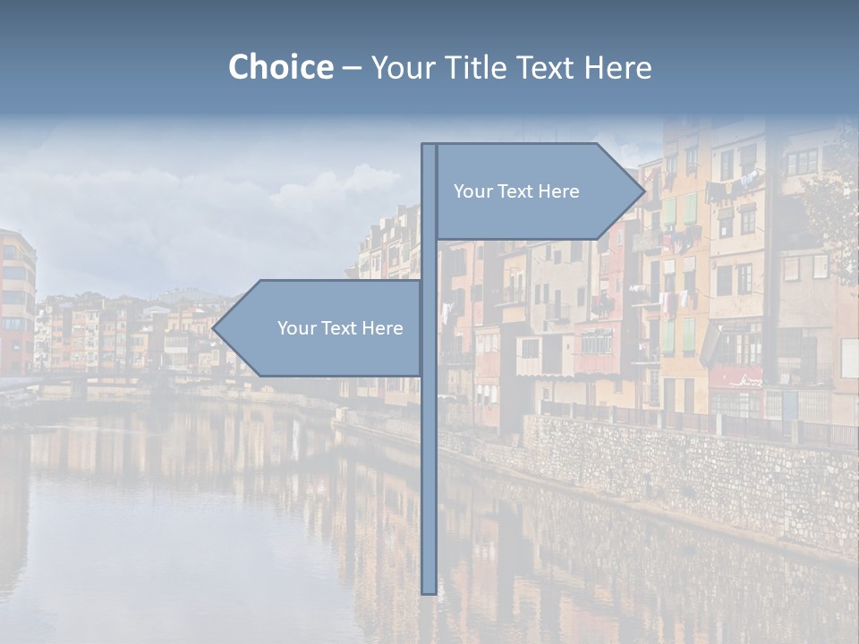 Bridge Cityscape Church PowerPoint Template