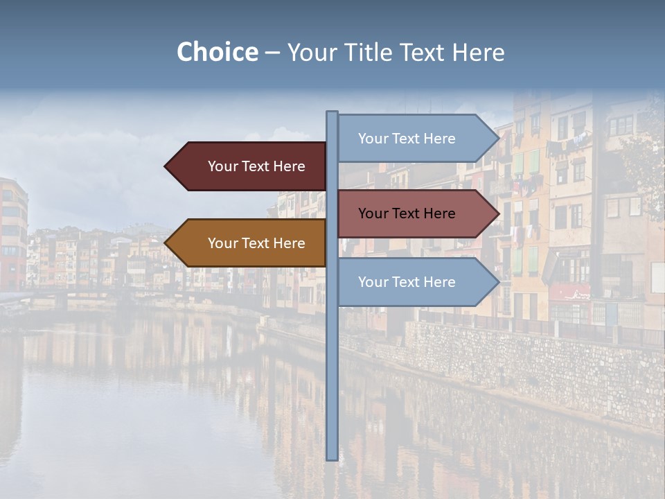 Bridge Cityscape Church PowerPoint Template