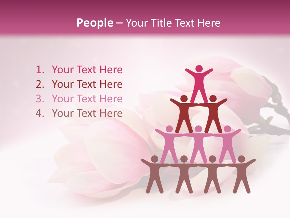 Corporation Writing Team PowerPoint Template