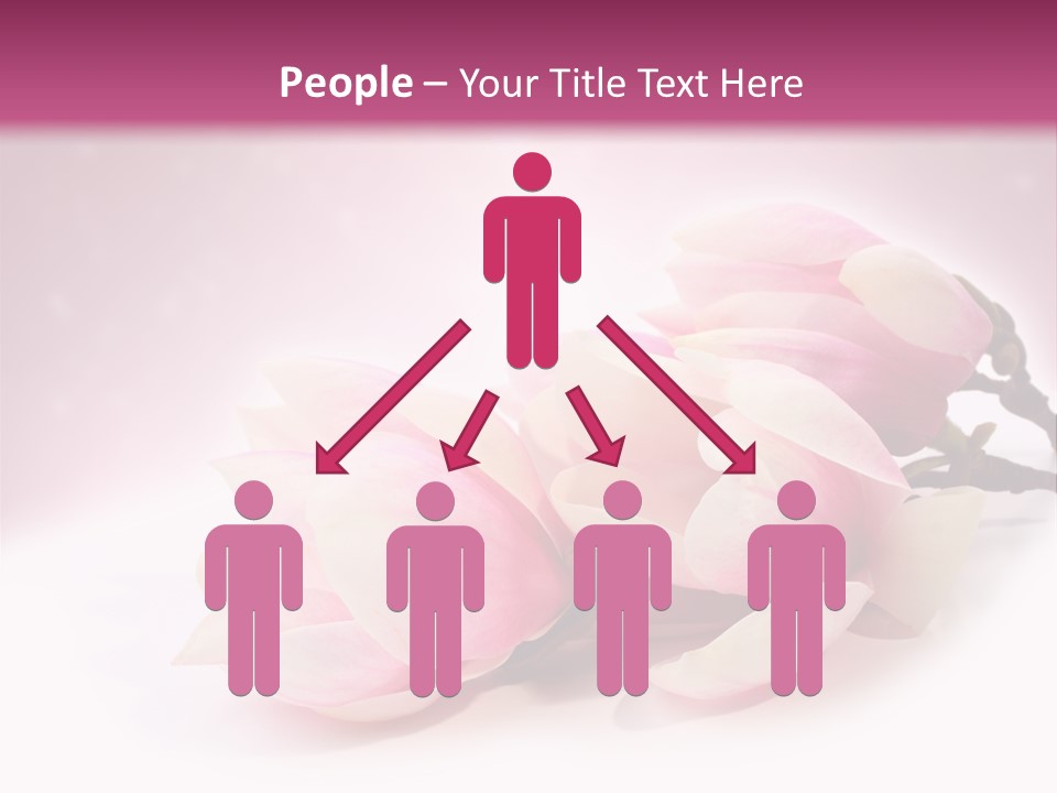 Corporation Writing Team PowerPoint Template