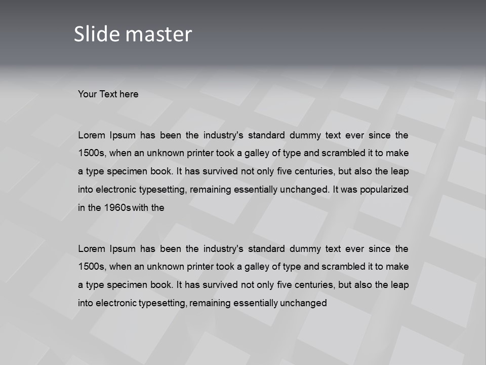 Black Advertisement Perspective PowerPoint Template