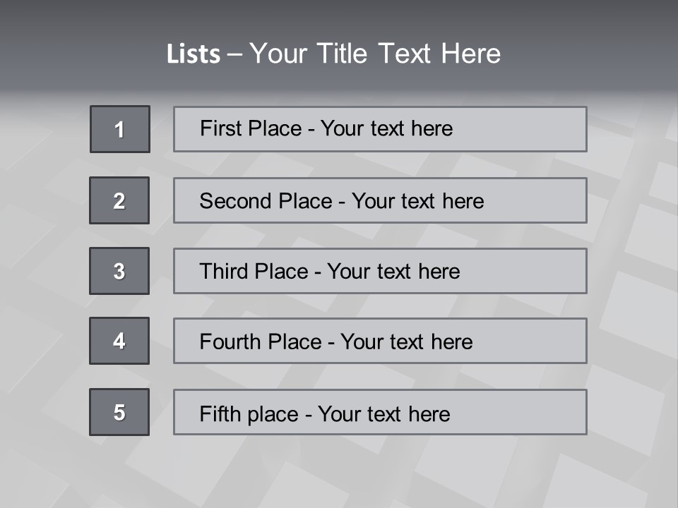 Black Advertisement Perspective PowerPoint Template