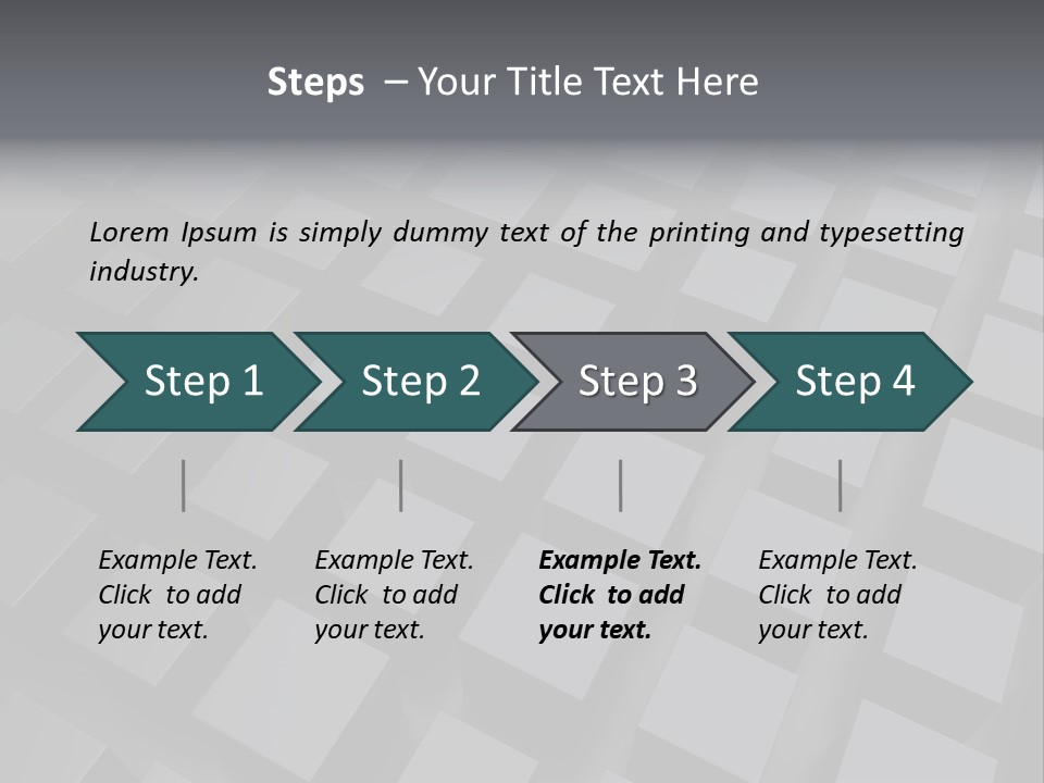 Black Advertisement Perspective PowerPoint Template