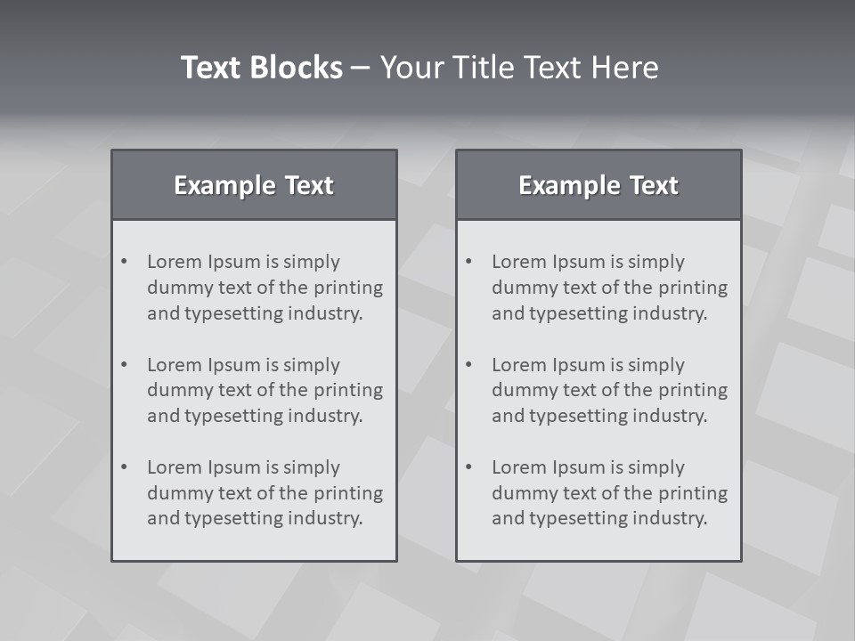 Black Advertisement Perspective PowerPoint Template