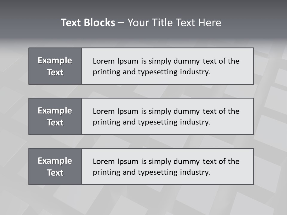 Black Advertisement Perspective PowerPoint Template