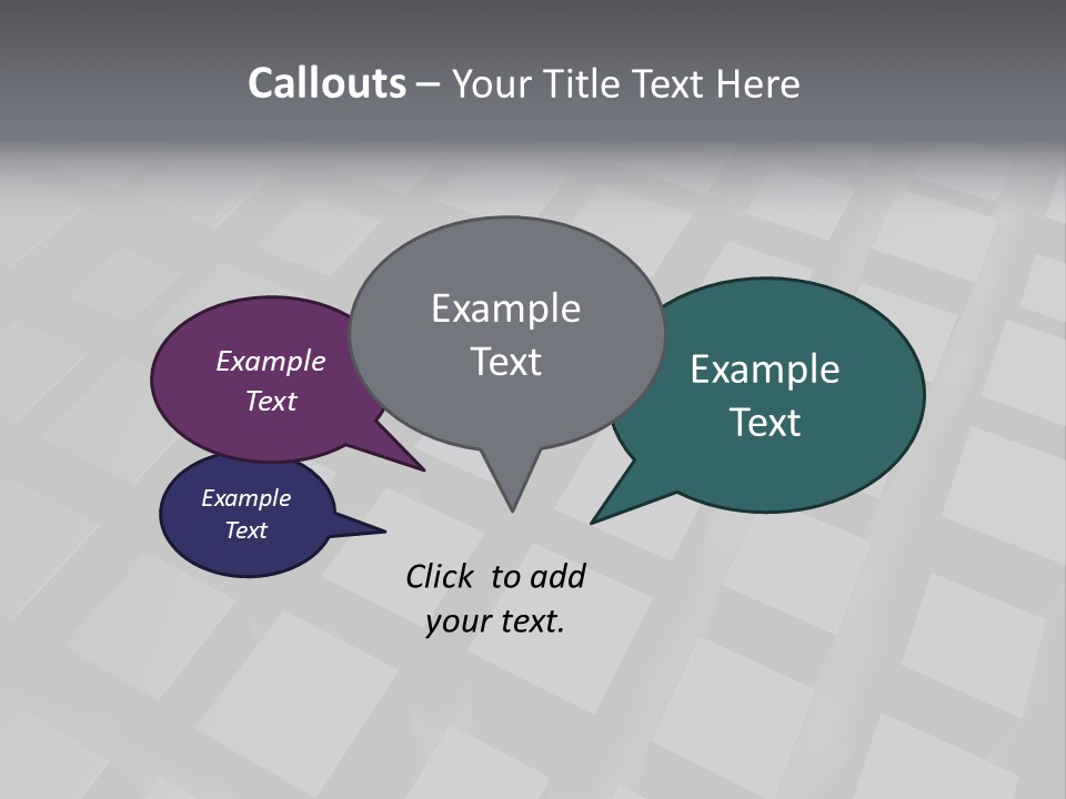Black Advertisement Perspective PowerPoint Template