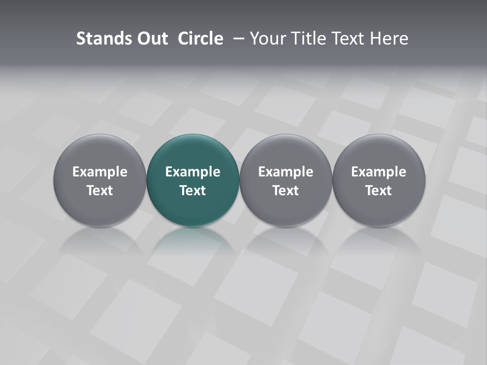 Black Advertisement Perspective PowerPoint Template