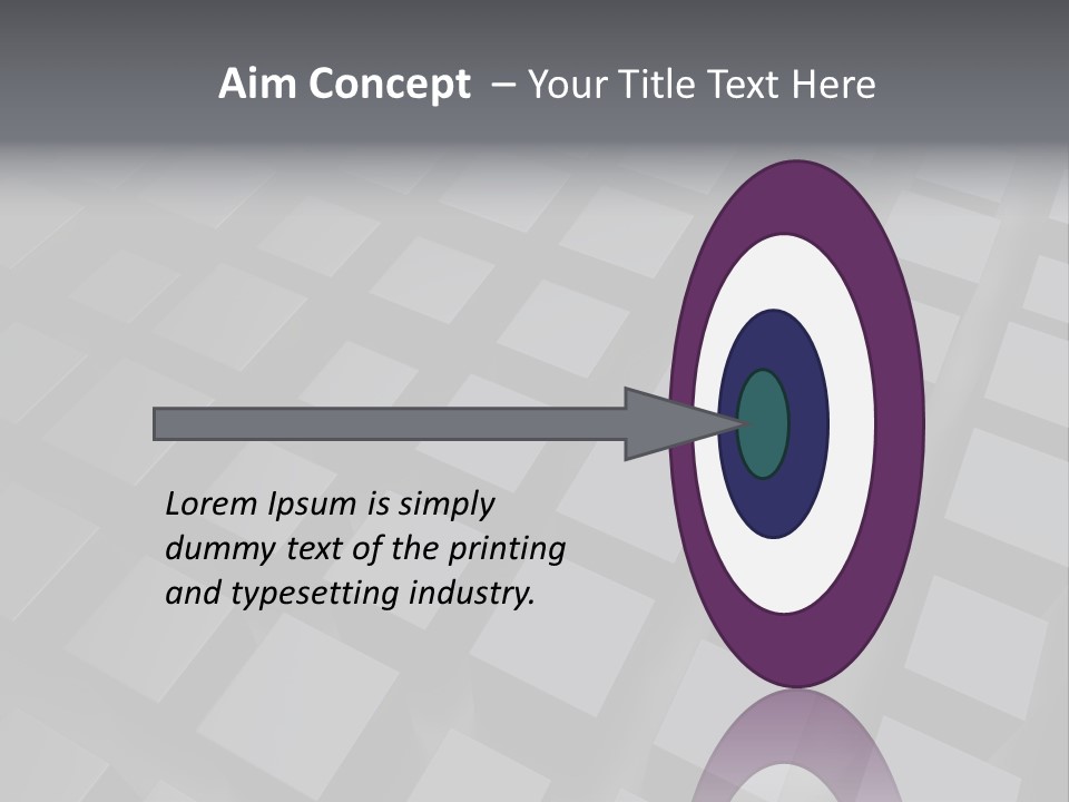 Black Advertisement Perspective PowerPoint Template