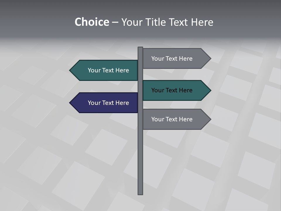 Black Advertisement Perspective PowerPoint Template