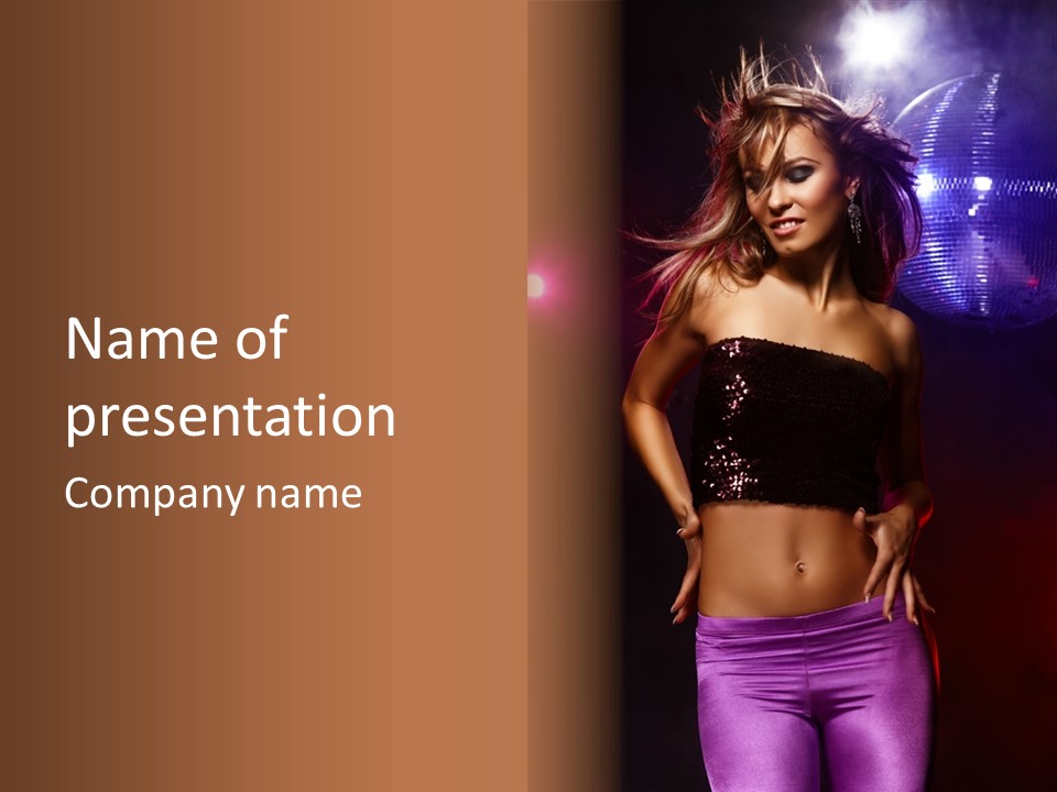 Sexy Party Pretty PowerPoint Template