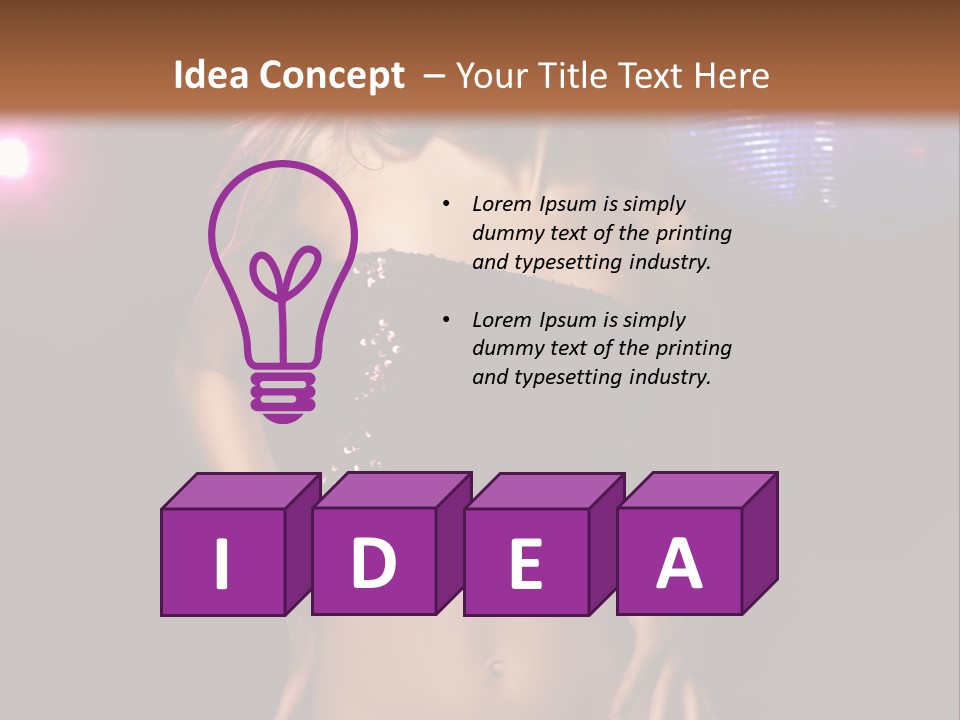 Sexy Party Pretty PowerPoint Template