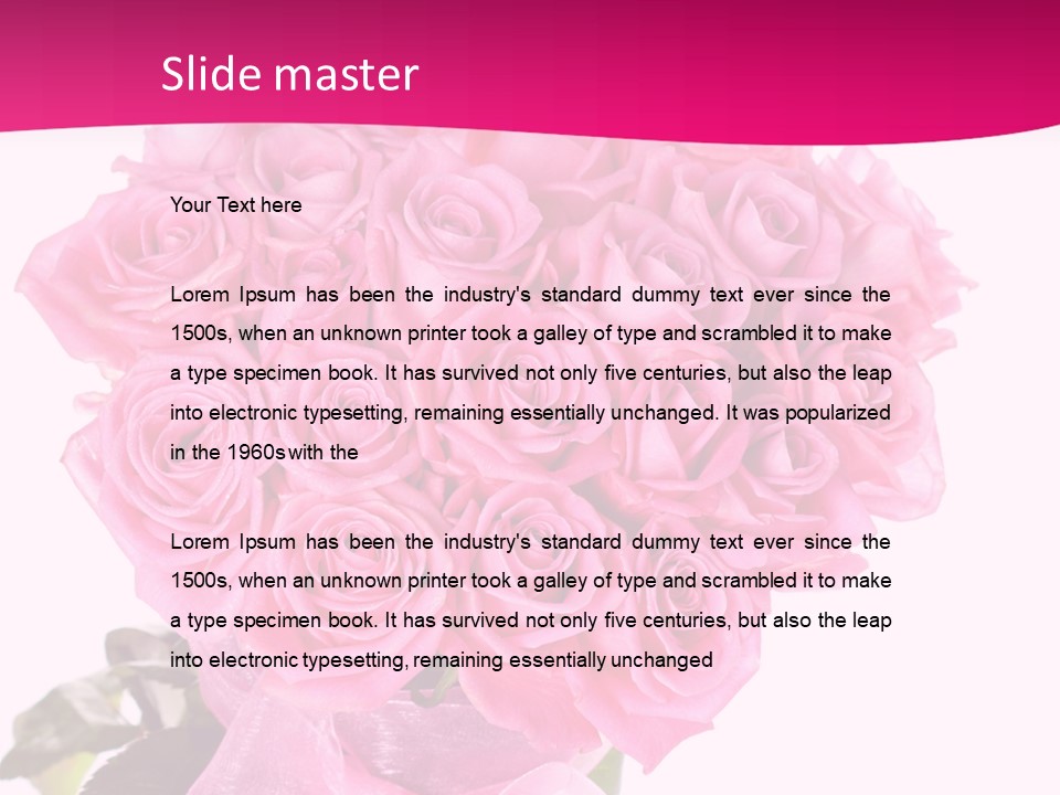 Plant Greeting Celebration PowerPoint Template