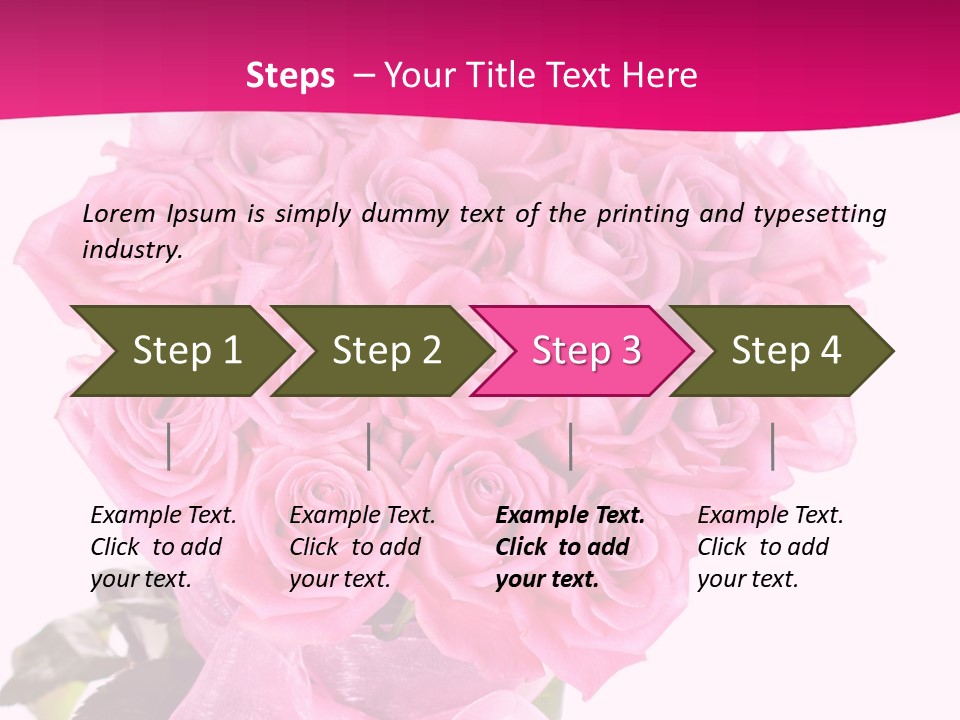 Plant Greeting Celebration PowerPoint Template