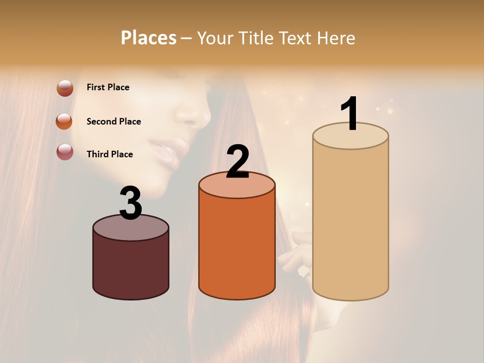 Haircut Coloring Pure PowerPoint Template